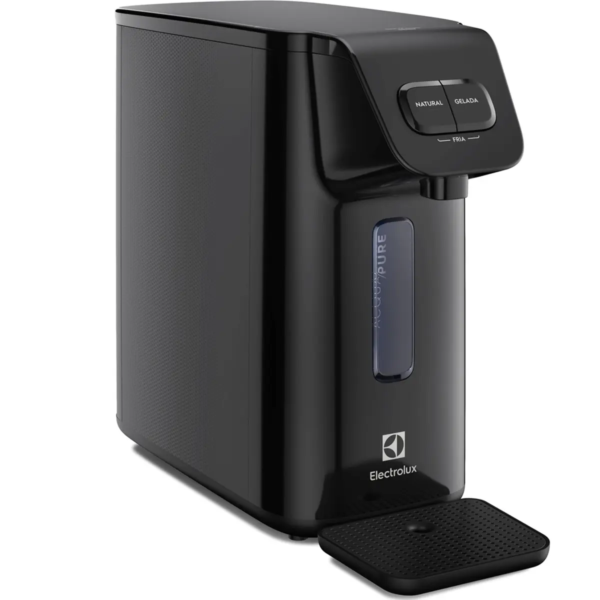 Electrolux Purificador de Água Gelada Fria e Natural Elétrico Compacto Eletronico placa Electrolux Filtro refil 6 meses ou 3000l Bivolt preto PE15P