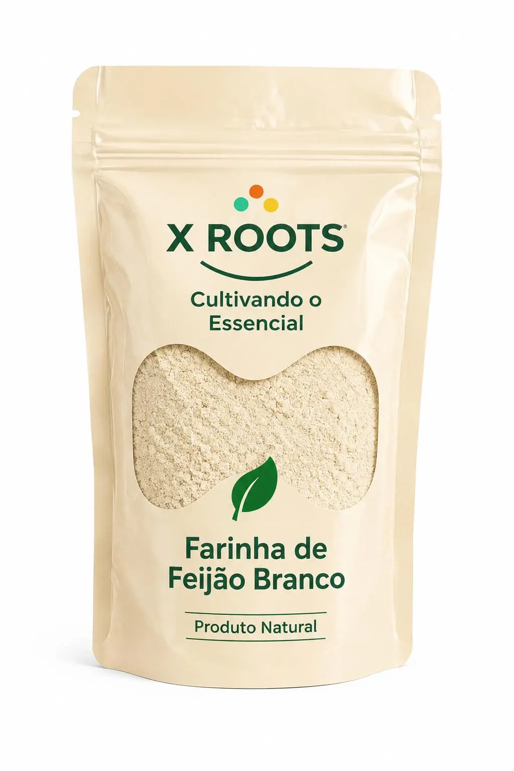 Farinha de Feijao Branco 100% Pura 500gr - X Roots - 1