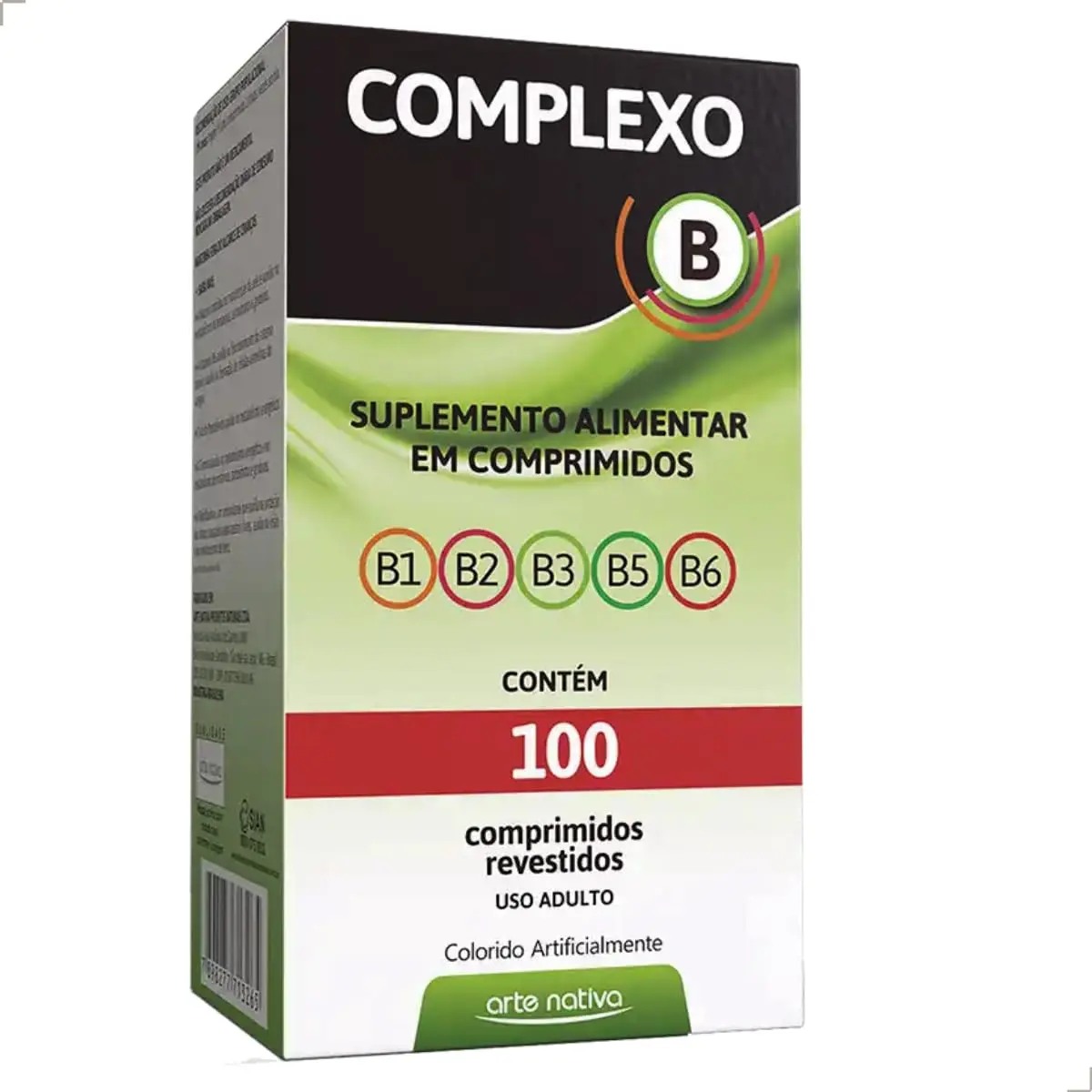 Complexo B em Comprimidos, 100 Unidades - 1