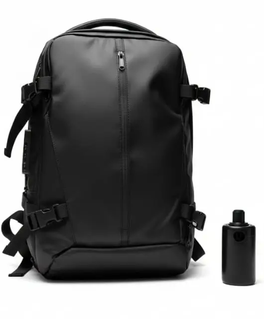 Mochila de Viagem com Compressão a Vácuo, Expansível 40L, Bagagem de Mão 10kg, Impermeável, com Bomba e Cadeado Antifurto - 1