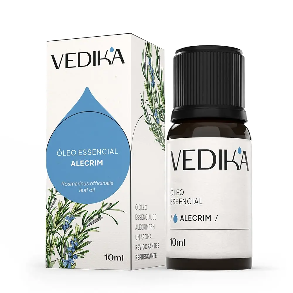 Óleo Essencial Vedika - Alecrim 10ml - 100% PURO