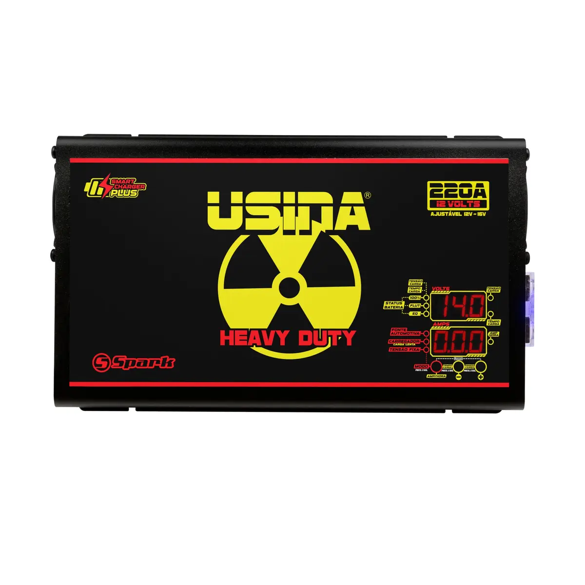 Usina Heavy Dutty Fonte Automotiva 12V 220A Bivolt – Som Automotivo e Carregador de Bateria - 1