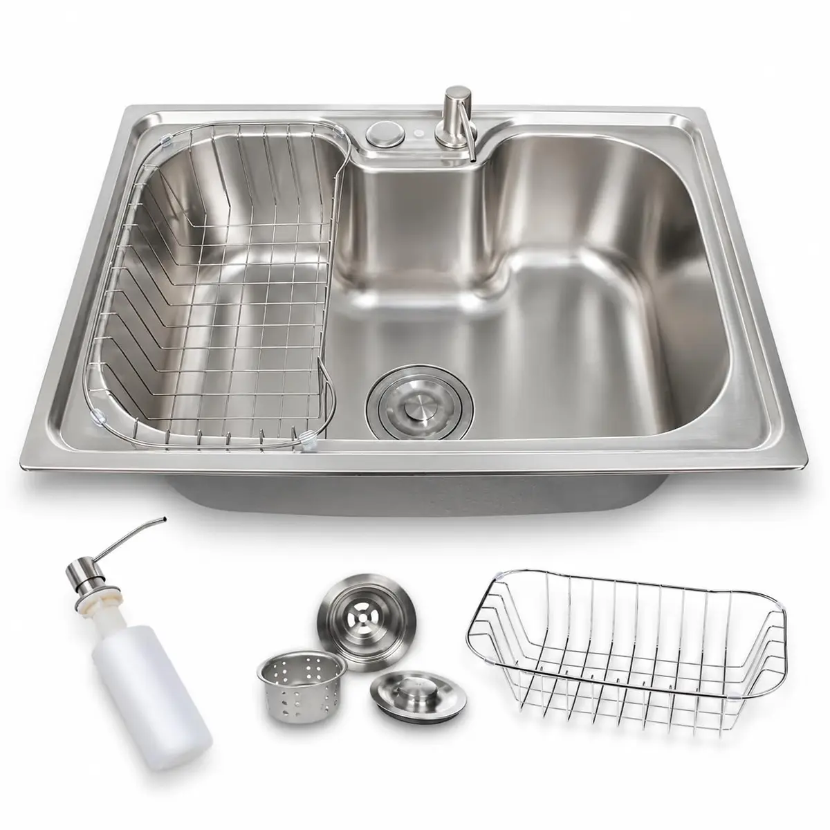 Cuba Gourmet Cozinha Aço Inox 304 50x40cm | Com Acessórios - 1