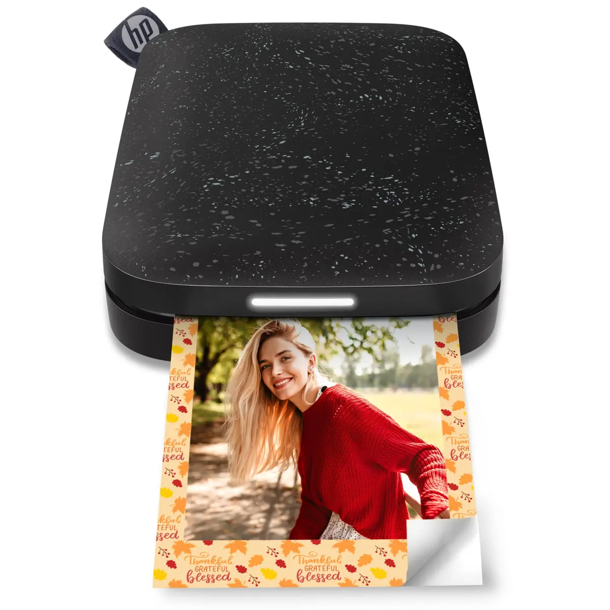 HP Sprocket — Impressora fotográfica instantânea portátil de 2 x 3 polegadas (Noir) impressa imagens em papel Zink com suporte adesivo a partir do seu dispositivo iOS e Android. - 1
