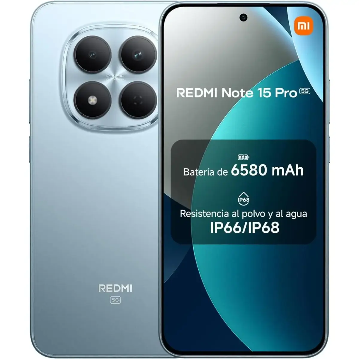 Xiaomi Redmi Note 15 Pro 5G - celular 12+512GB, tela AMOLED de 6,83 polegadas e 1,5K, processador MediaTek Dimensity 7400-Ultra, câmera de 200MP, bateria de 6580 mAh, carregador não incluído (versão ES)