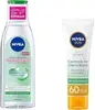 Kit Água Micelar, Protetor Solar Facial NIVEA, FPS 60, 200ml+50ml | Sun UV Face, 7 em 1, Efeito Matte, Controle de Oleosidade