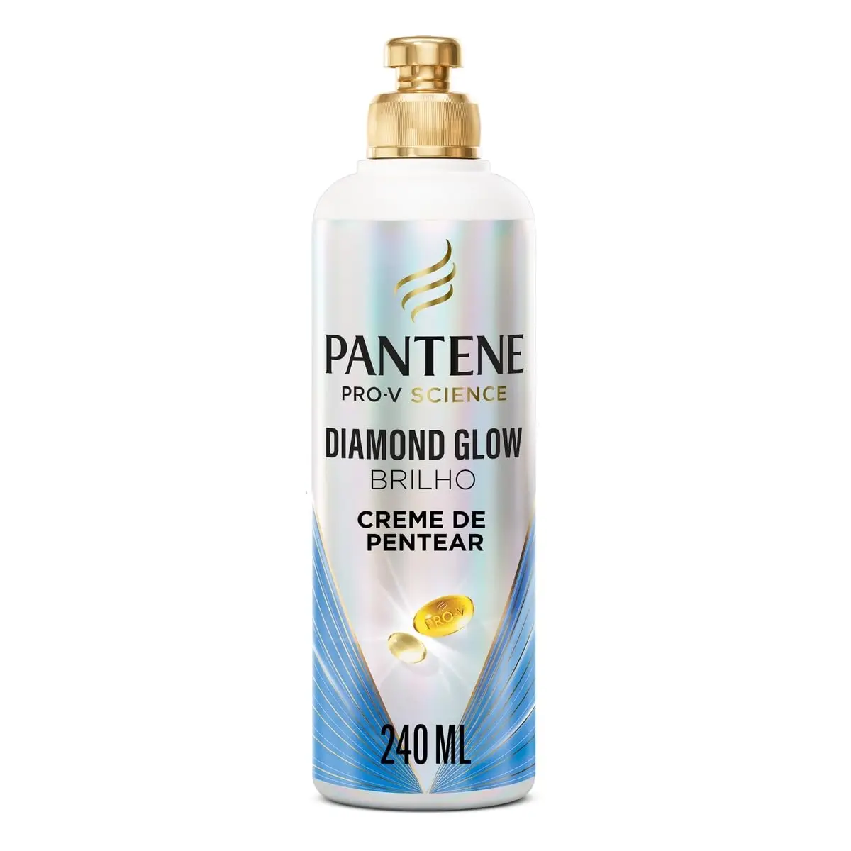 Pantene Pro-V Creme de Pentear Diamond Glow Brilho e Hidratação 240 g