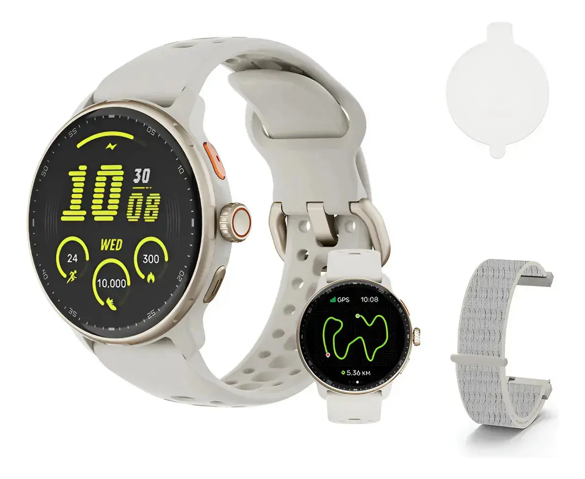 Relógio Inteligente Gps Smartwatch Amoled 3atm Sport Gps Caixa Cinza - 1