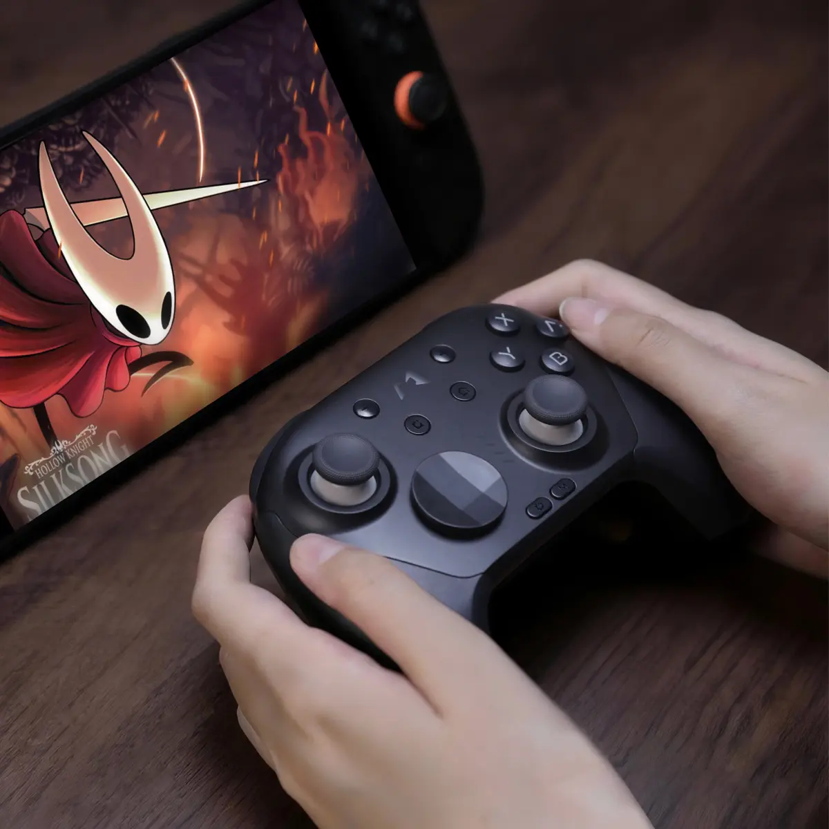 Controle MOBAPAD Chitu 2 HD Cinza PRETO para Nintendo Switch, Switch 2, PC, Android, iOS com Dock de Carregamento Gamepad - 1