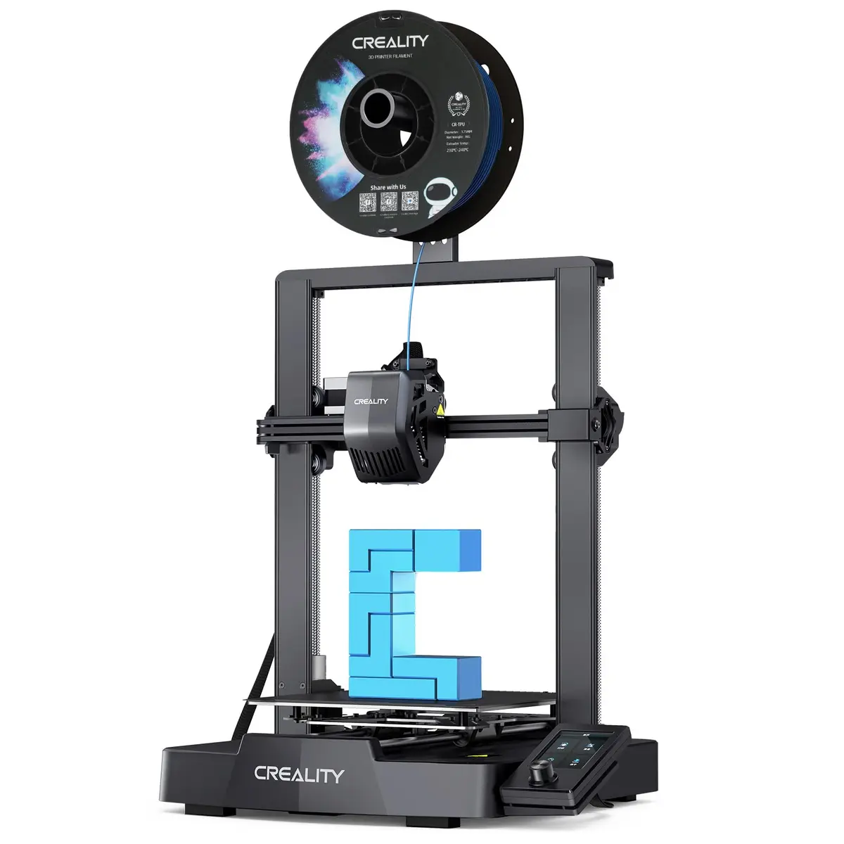 Creality Impressora 3D Ender 3 V3 SE, velocidade de impressão de 250 mm/s Impressoras 3D FDM com nivelamento automático, extrusora direta Sprite com carregamento automático de filamentos
