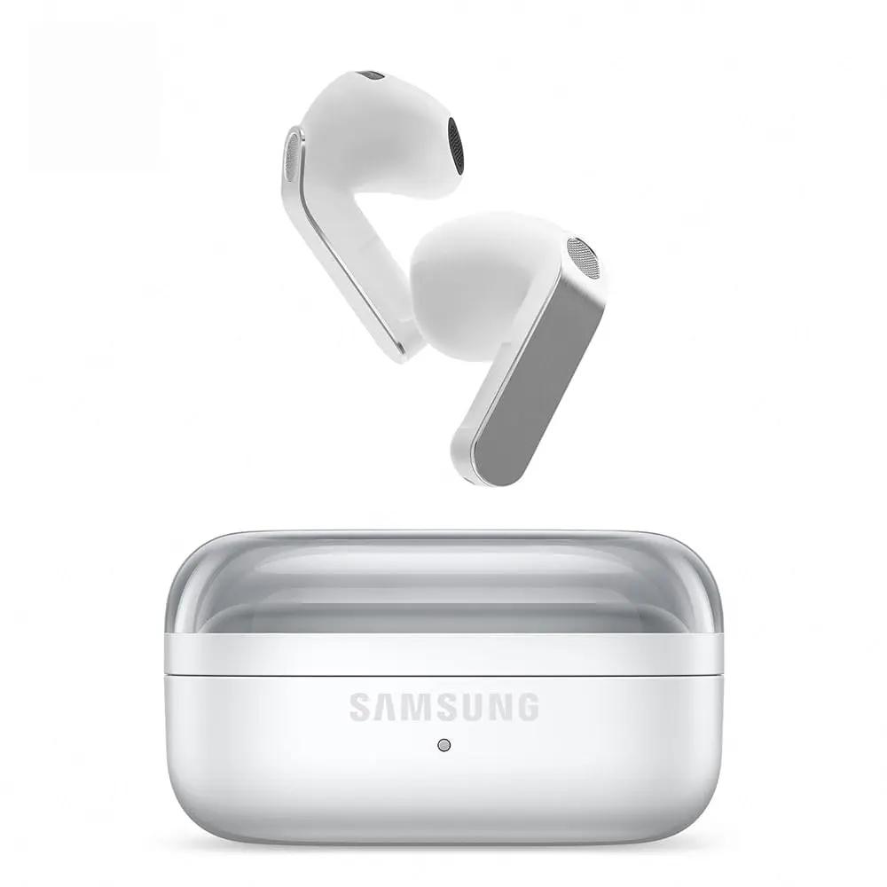 Samsung Galaxy Buds4,Fone de Ouvido,Galaxy AI,Gemini, Branco - 1