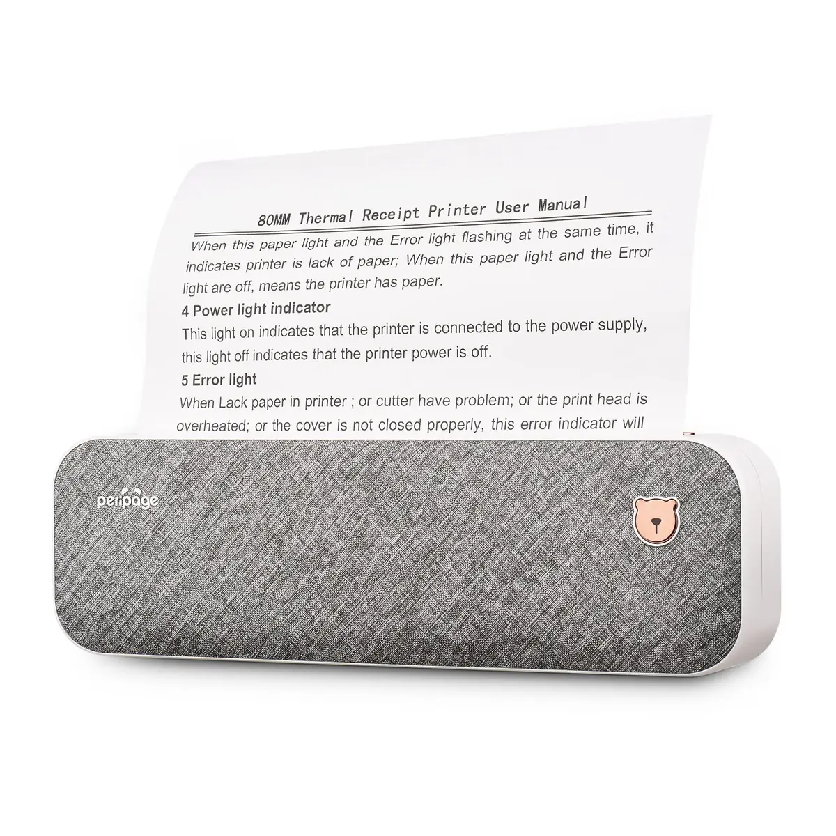 Impressora Portátil A4 Sem Fio Bluetooth Android iOS Monocromática