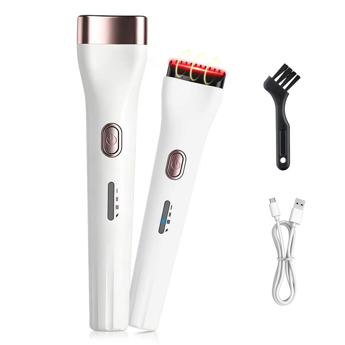 Curvex com Aquecimento, Modelador de Cílios Térmico, Curvex para Cilios 3 Temperaturas, USB Recarregável, Fixação Duradoura, Aquece em 10 Segundos, Branco - 1