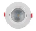 Spot LED Embutir 7W 3000K Luz Quente Redondo - 1