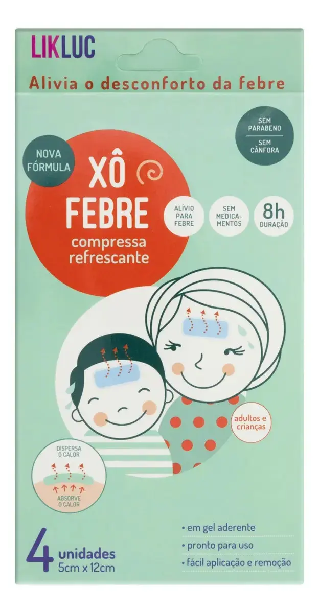 Xô Febre Compressa Refrescante - Baixar Febre - 1