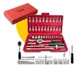 Kit Ferramentas 46 Peças com Soquetes e Chaves - 1
