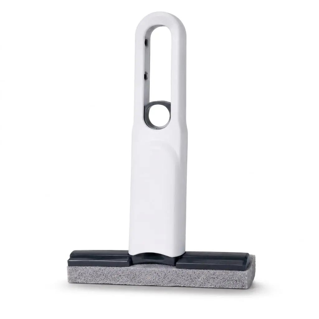 Mini Mop Dobrável Retrátil para Limpeza Premium(1, Branco e Preto) | Limpa Vidros, Pia e Bancadas, Esponja Absorvente, Auto Enxágue. - 1