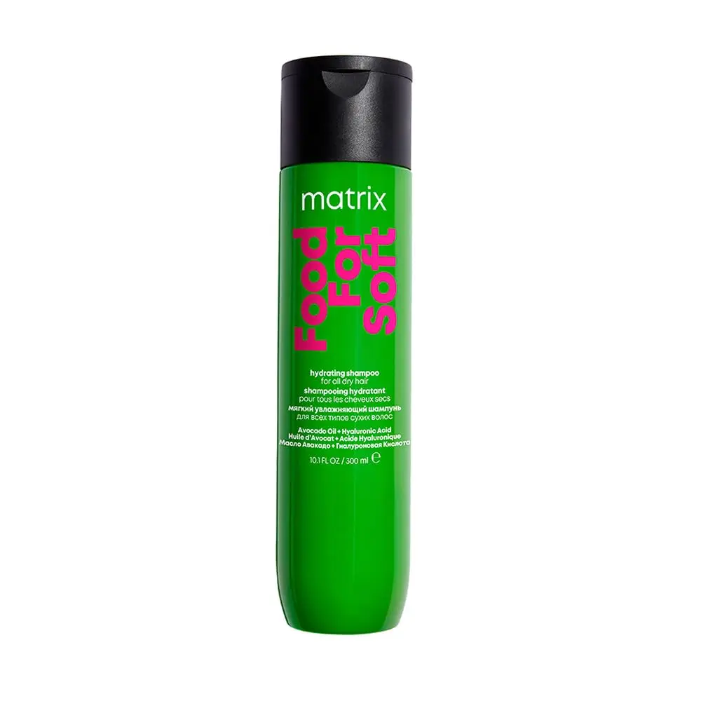 Matrix, Shampoo Hidratante, Food For Soft, Para Todos Os Tipos De Cabelo, Proporciona 7x Mais Hidratação, Com Toque Suave, Da Brilho, Maciez, Nutre E Repara, 300ml - 1