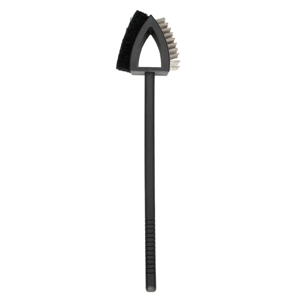 Mimo Style Escova para Limpar Grelha e Churrasqueira Com Cabo. Feita Em Plástico e Suas Cerdas de Aço Inoxidável, Eficaz Na Remoção de Gordura e Sujeiras de Sua Churrasqueira