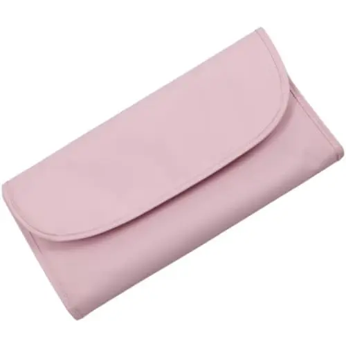 Trocador de Fralda Portátil Impermeável e acolchoado para (Rosa bebê)