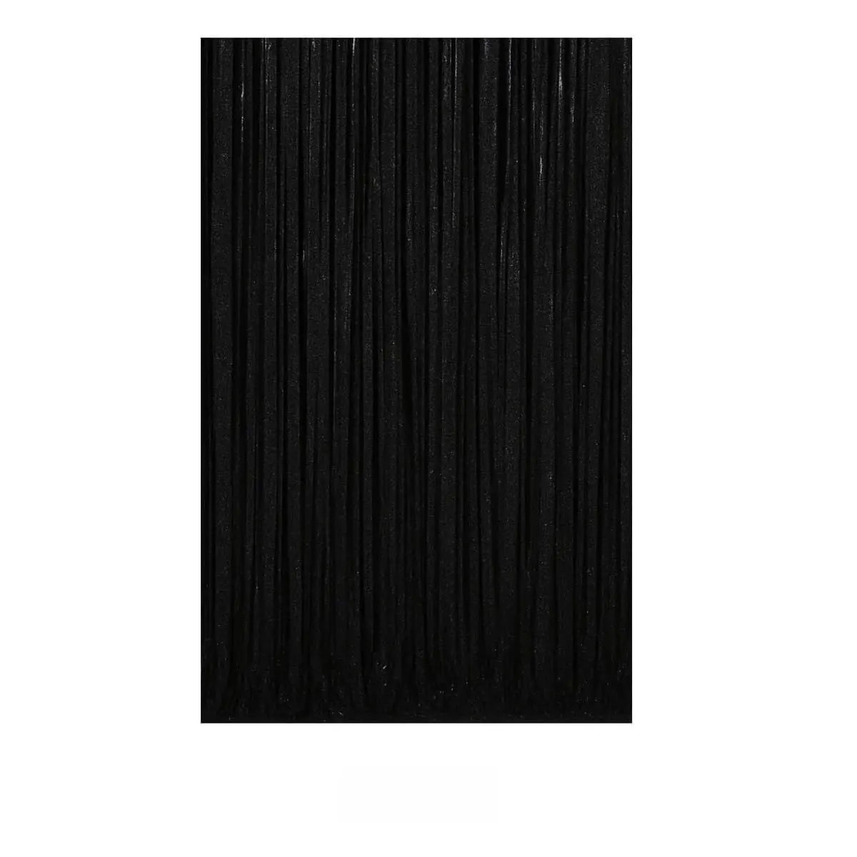 Kit 2pçs Cortina Metálica Holografica Decorativa 2x1 Metros (PRETO) | Decoração brilhante para festas, aniversários, casamentos e painéis fotográficos