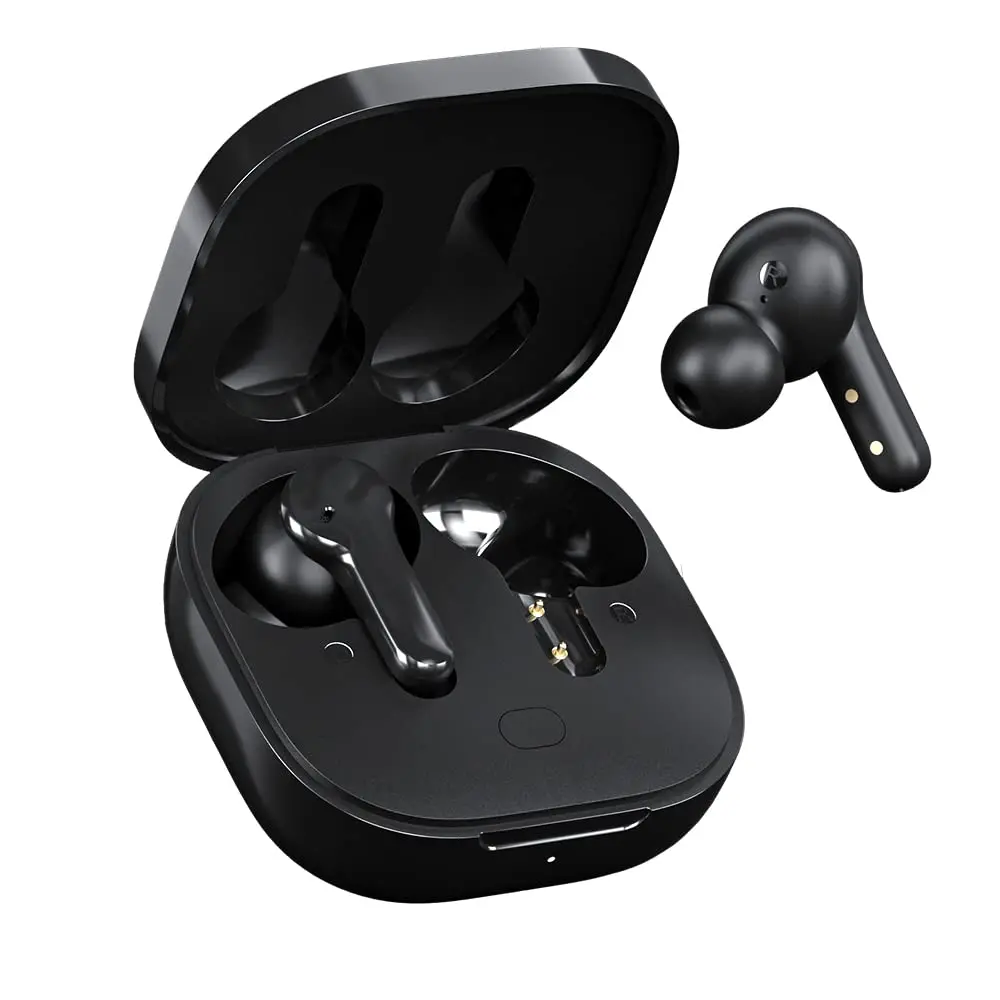 Fone de ouvido sem fio QCY T13 TWS Bluetooth 5.1 com 4 microfones Touch Control IPX5 à prova d'água 40 horas de tempo de reprodução (Preto)