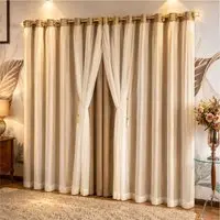 Cortina Realeza para Varão 4,00m x 2,70m Linha Nobre - Chocolate - 1