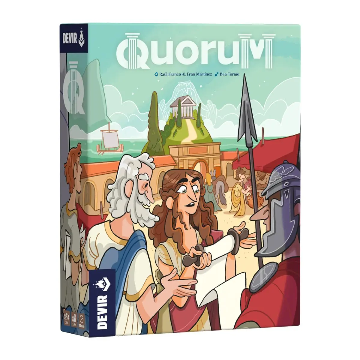 DEVIR - QUORUM - JOGO DE TABULEIRO - 2 A 4 JOGADORES - IDADE: 14 ANOS