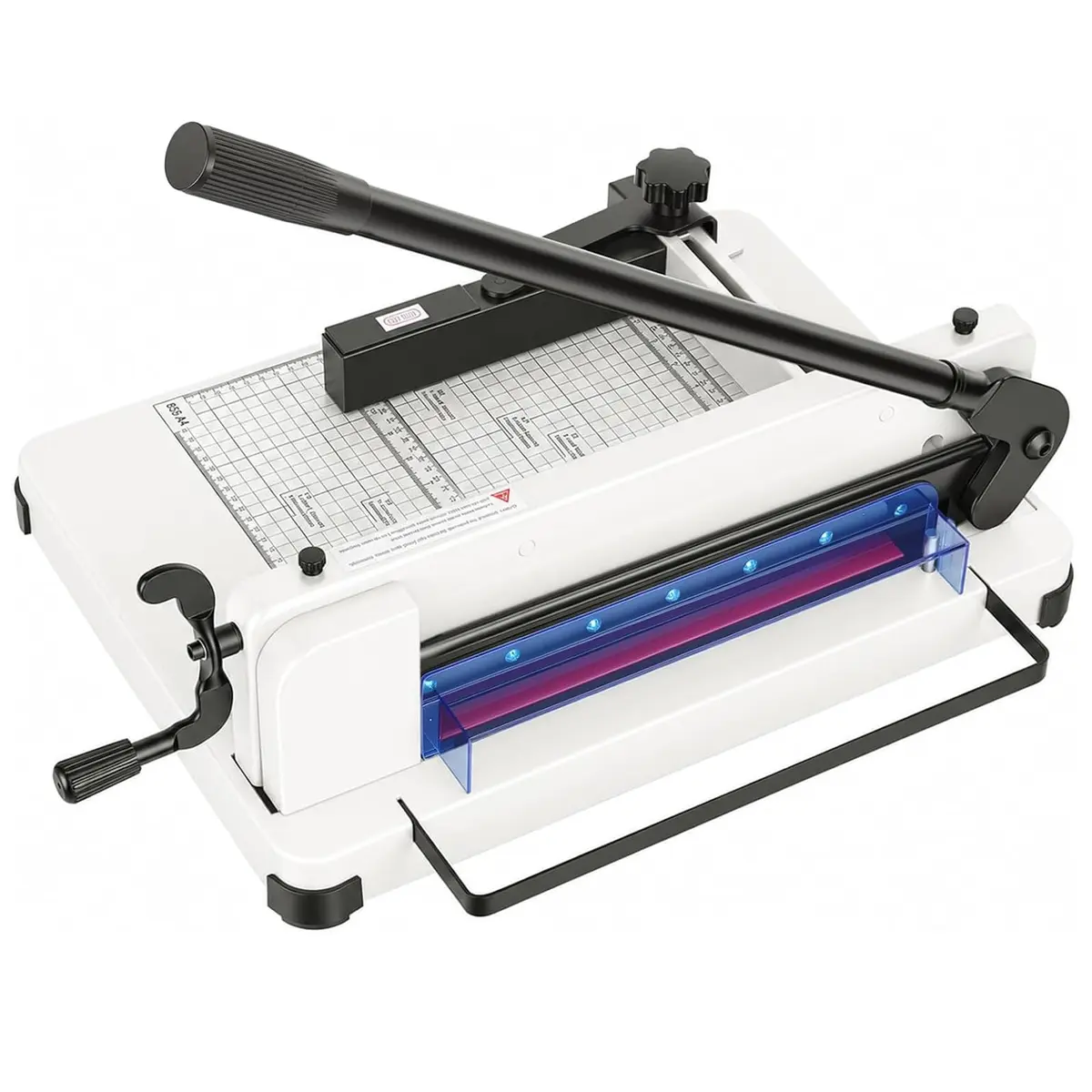 Guilhotina Cortador de Papel com Base de Aço Largura máxima de corte 315mm | Cortador de Papel Guilhotina Resistente A4 – Corte de Até 350 Folhas, Ideal para Escolas, Escritórios e Home Office premium