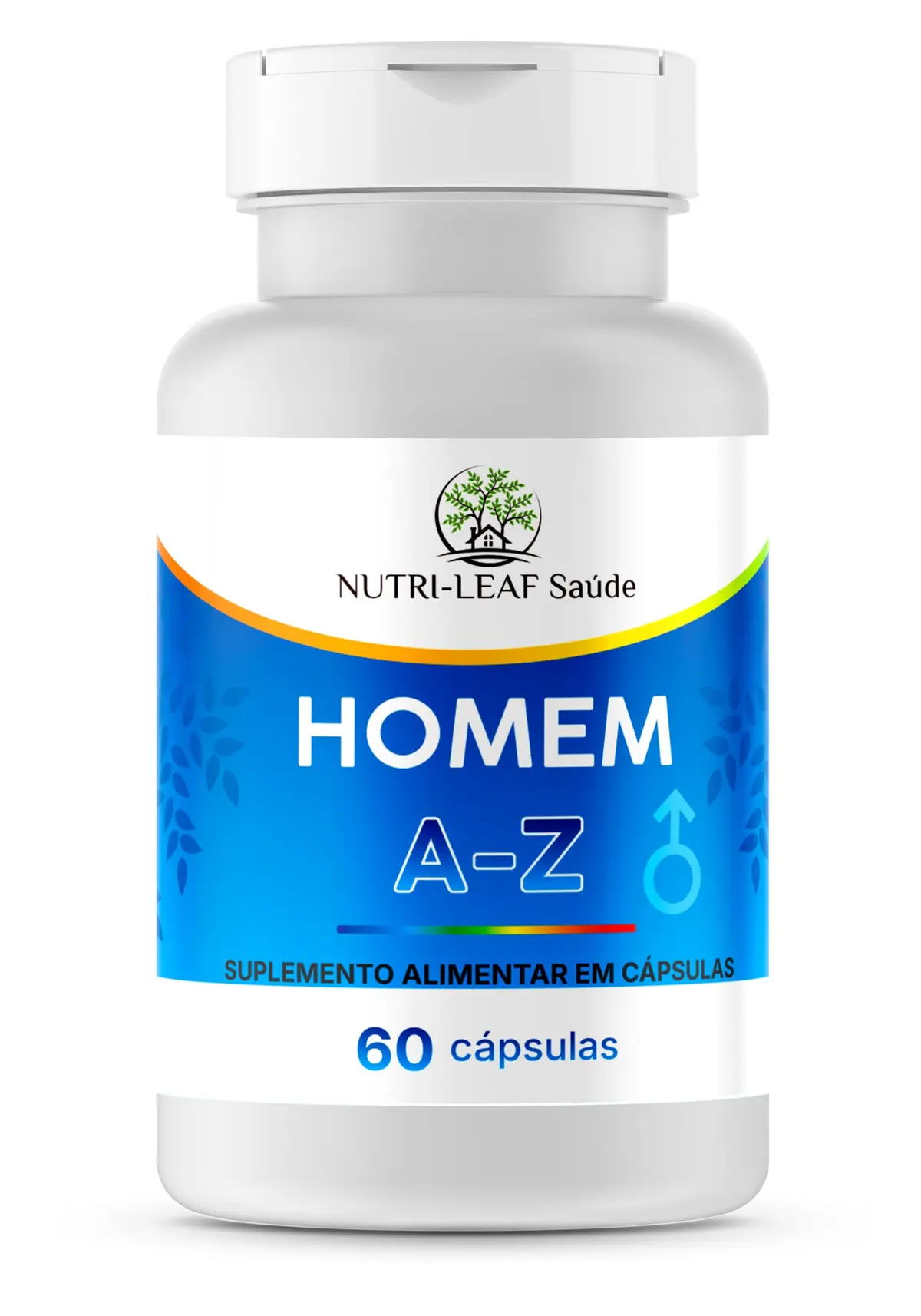 Vitamina A Z Homem Multivitamínico Masculino com 22 Vitaminas e Minerais | B12, Cromo, Selênio, Manganês, Zinco, Magnésio, C, D3, Para Energia, Foco e Disposição