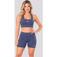 Top Fila Nadador Essential Bojo Feminino Azul Marinho