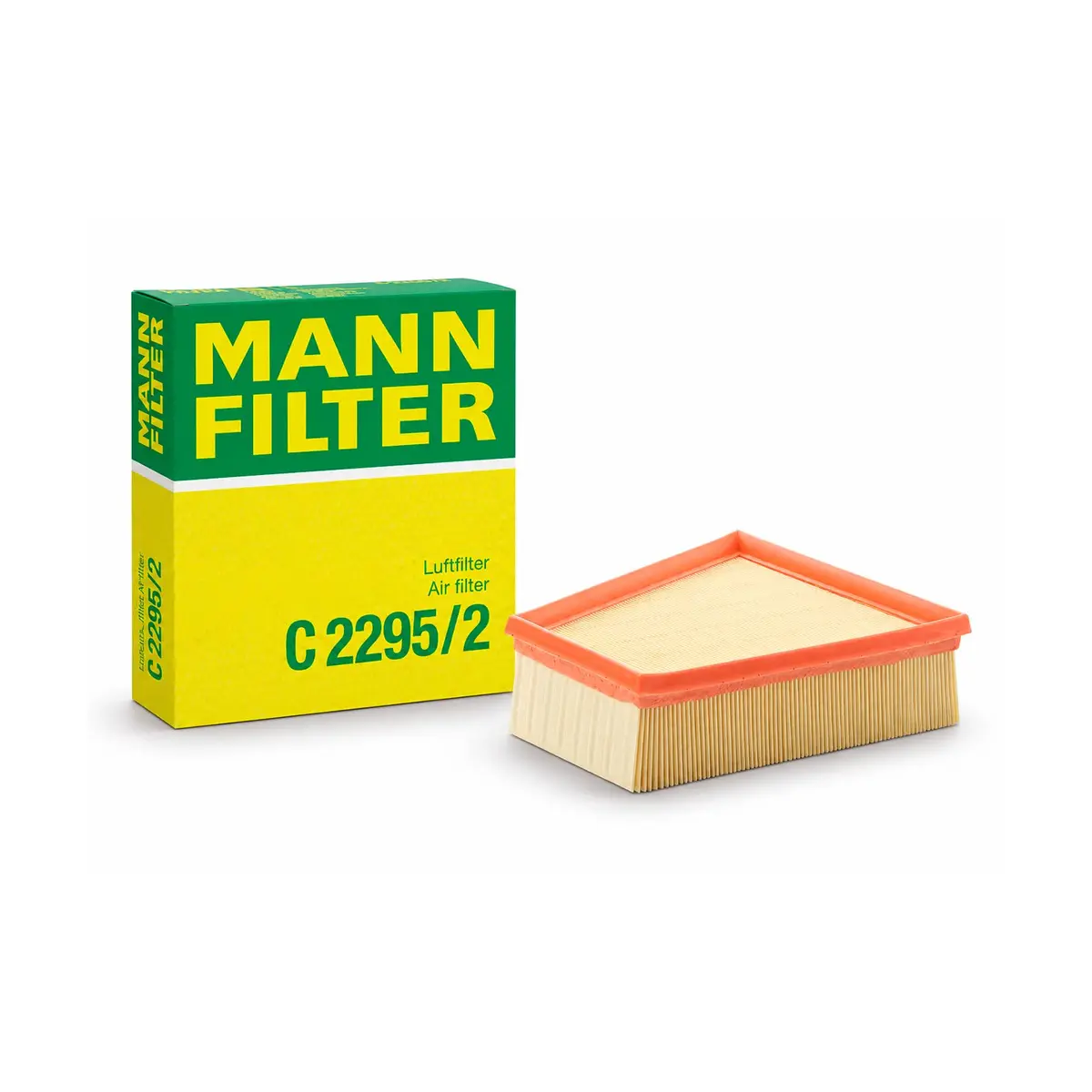 MANN-FILTER Filtro Ar Motor C 2295/2 VW Golf Jetta Passat