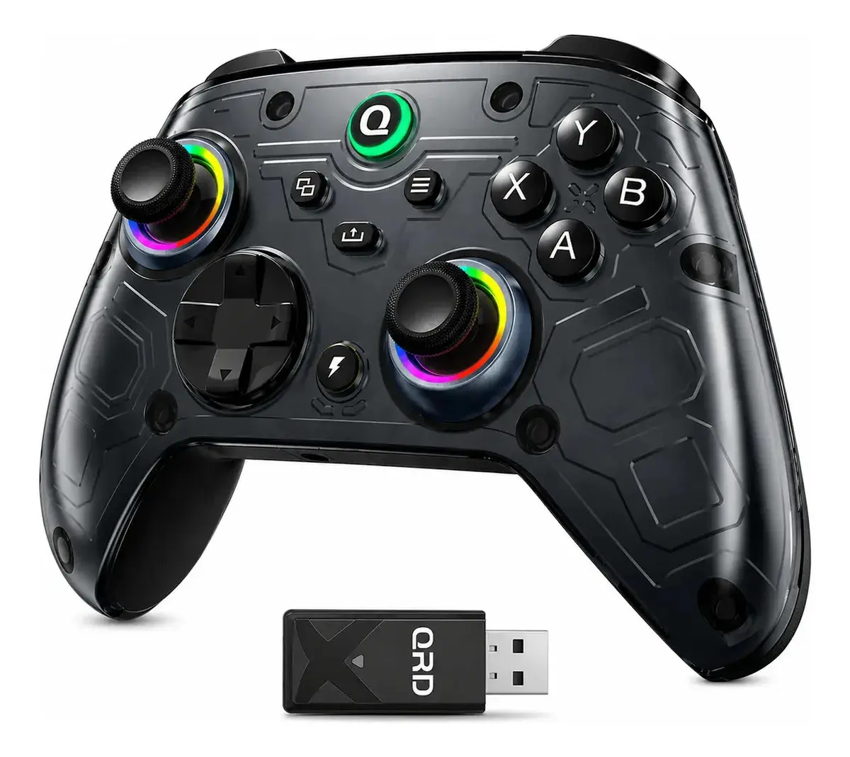 QRD Ferrox M5 Controle Sem Fio Para Xbox Series X|S, Xbox One, Pc, Switch E Android Ios Preto - 1