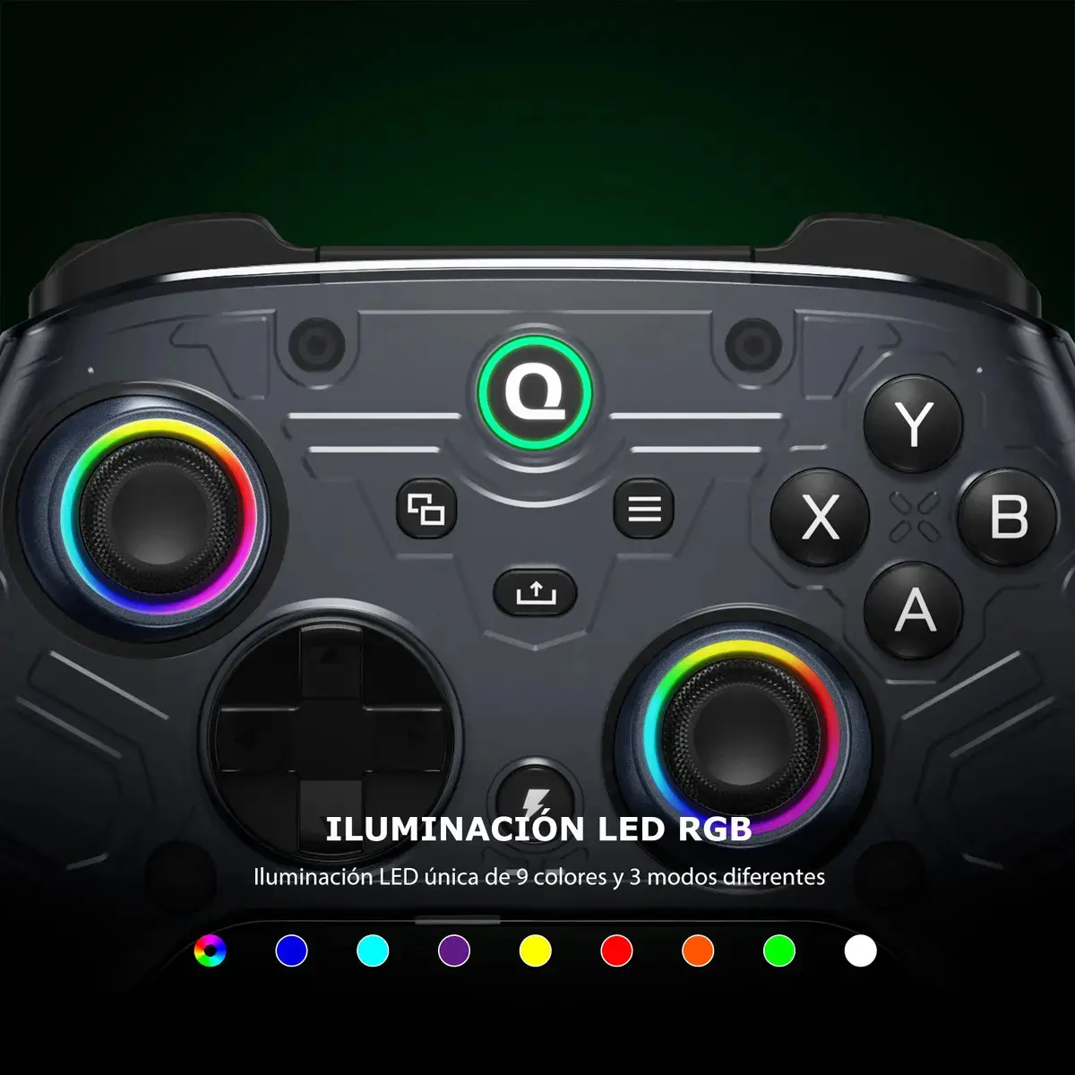 QRD Ferrox M5 Controle Sem Fio Para Xbox Series X|S, Xbox One, Pc, Switch E Android Ios Preto thumbnail 8