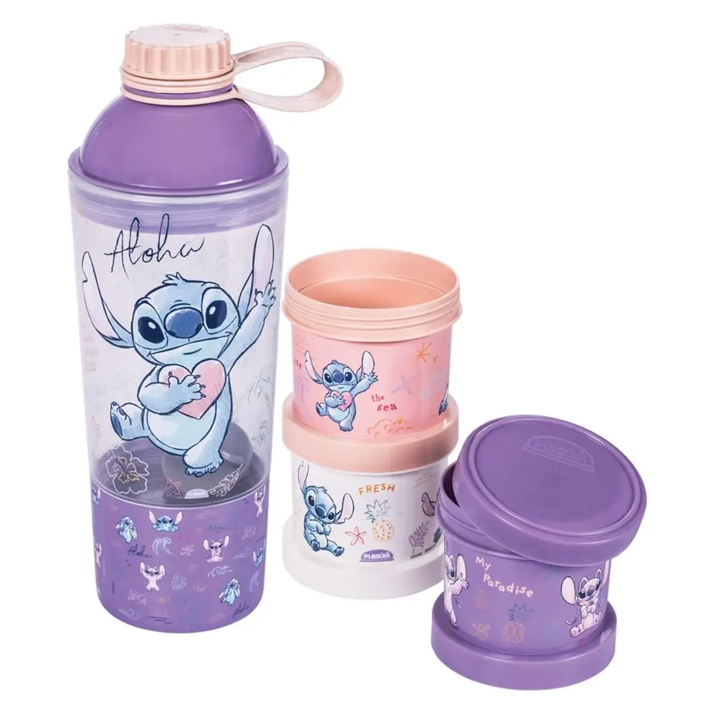 Kit Presente Shakeira e Potes 3 em 1 Stitch, Plasútil - 1