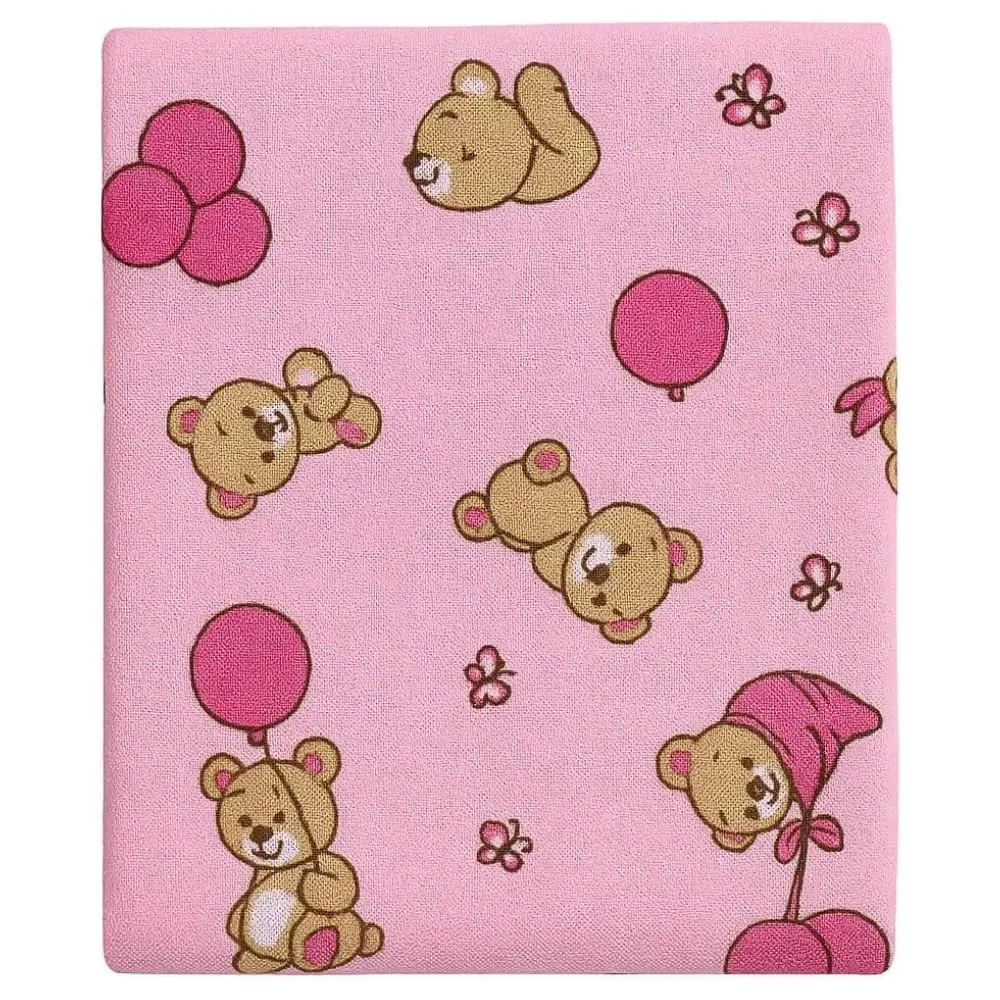 Toalha de Banho com Capuz Bebê 100% Algodão – Macia, Absorvente e Confortável p/Recém-Nascido e Criança (Rosa)