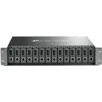 Chassi Rack P/ Conversor de Mídia TP-Link MC1400, 14 Slots, 2U