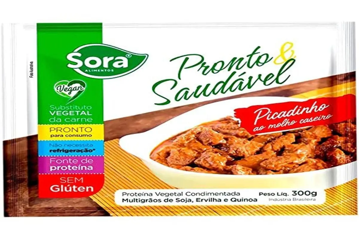 Sora Picadinho Molho Caseiro Vegetal Multigrãos Vegano 300G