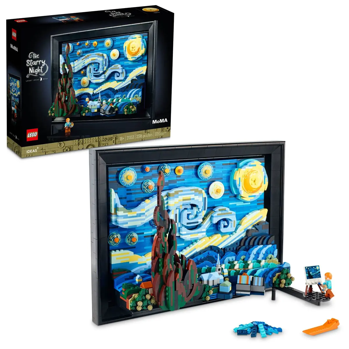 LEGO Ideas Vincent van Gogh - A Noite Estrelada – kit 21333