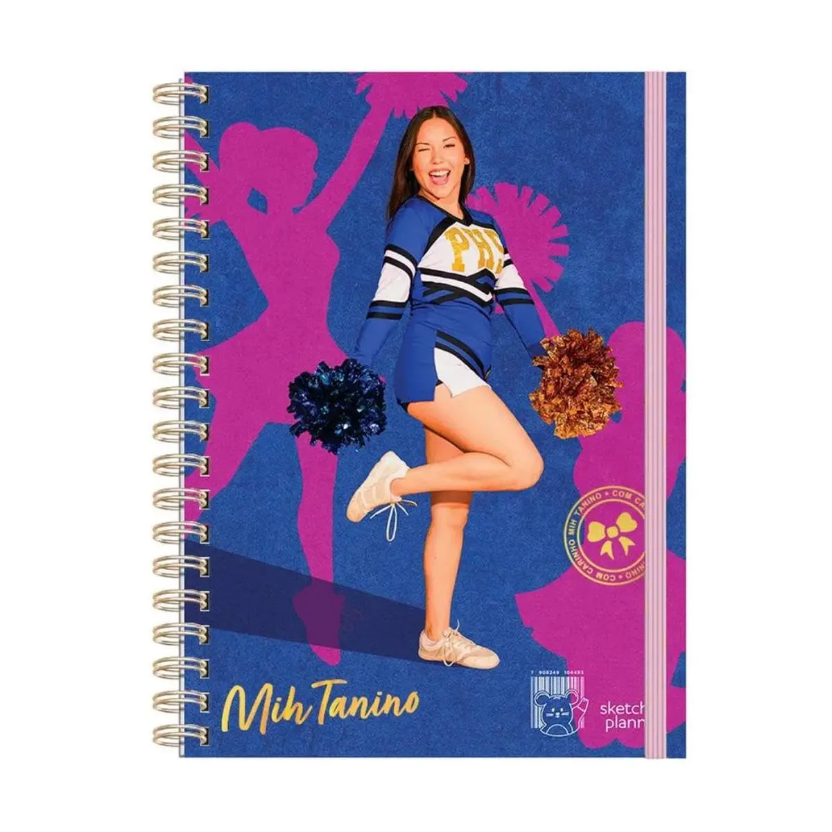 Caderno Mih Tanino - Espiral duplo (Wire-O) - 80 folhas - Formato 200 x 275 mm