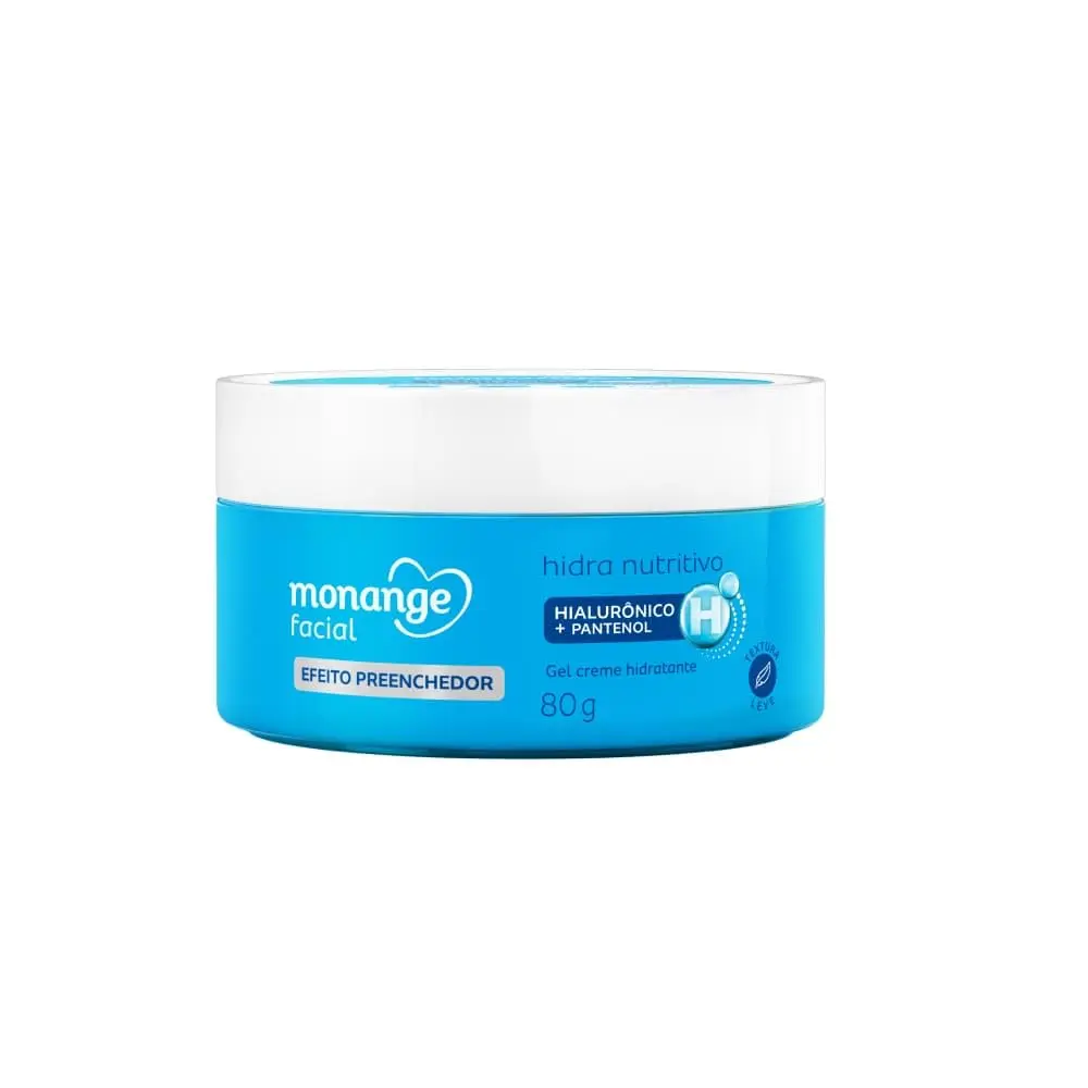 Hidratante Monange Facial Hidra Nutritivo com Ácido Hialurônico e Pantenol 80g - 1