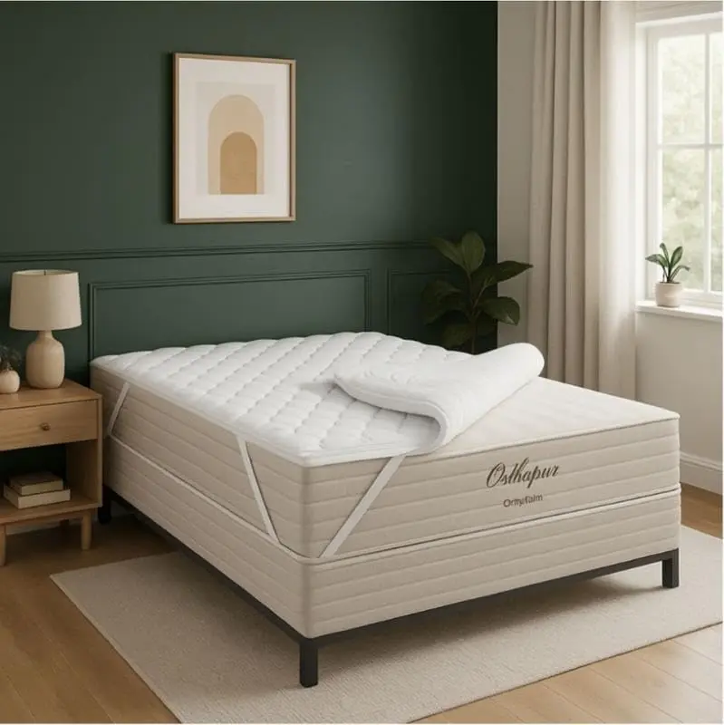 Pillow Top Ortobom 200 Fios Percal 100% Algodão Hipoalérgico (Queen)