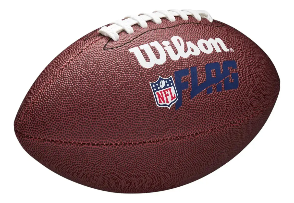 Bola de futebol americano marrom Wilson NFL Flag Tdj Msi Junior Size