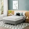 cama box com colchão viúva howie espuma d28 (17x128x188) branco e cinza - 1