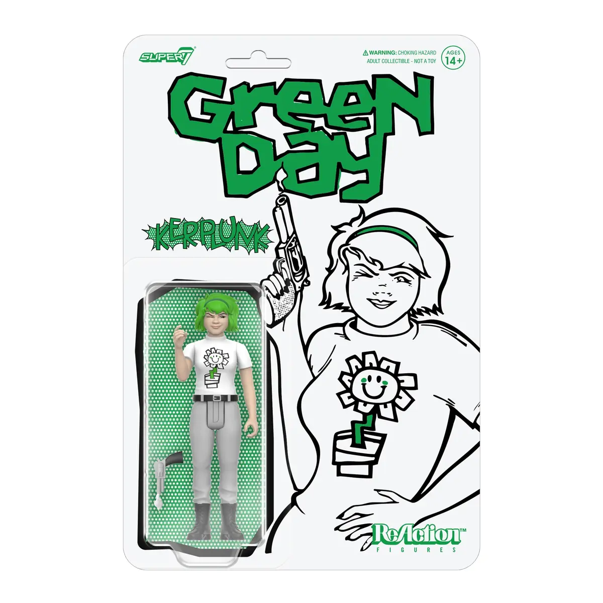 Super7 Green Day Reaction Figures - Kerplunk Girl Action Figure