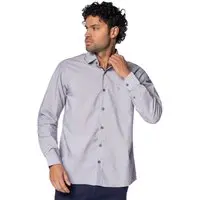Camisa Masculina Amil Manga Longa Comfort Dratini Cinza - 1