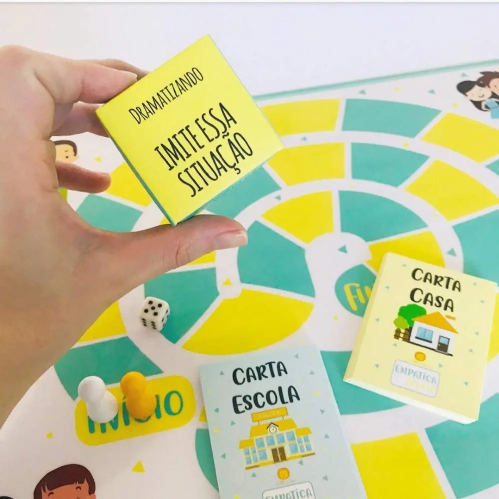 Empaticamente - Trabalhando empatia, resolução de problemas, habilidades sociais e consciência emocional com crianças e adolescentes - Jogo de Tabuleiro - 1