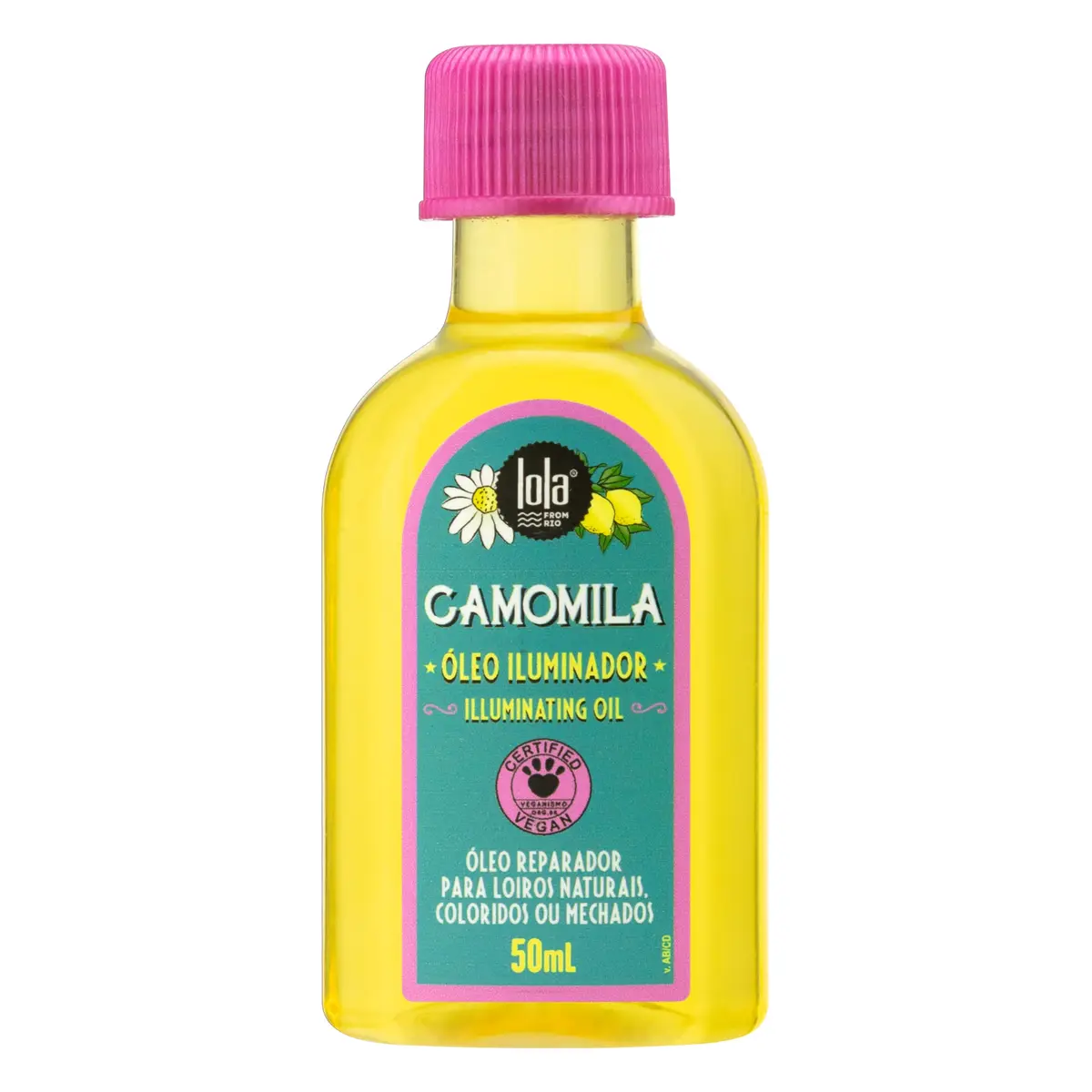Óleo Iluminador de Camomila 50ml, Lola Cosmetics