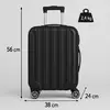 Mala de Bordo ABS 4 Rodas Adventure Fortt Preto - MAB01-PT - 1