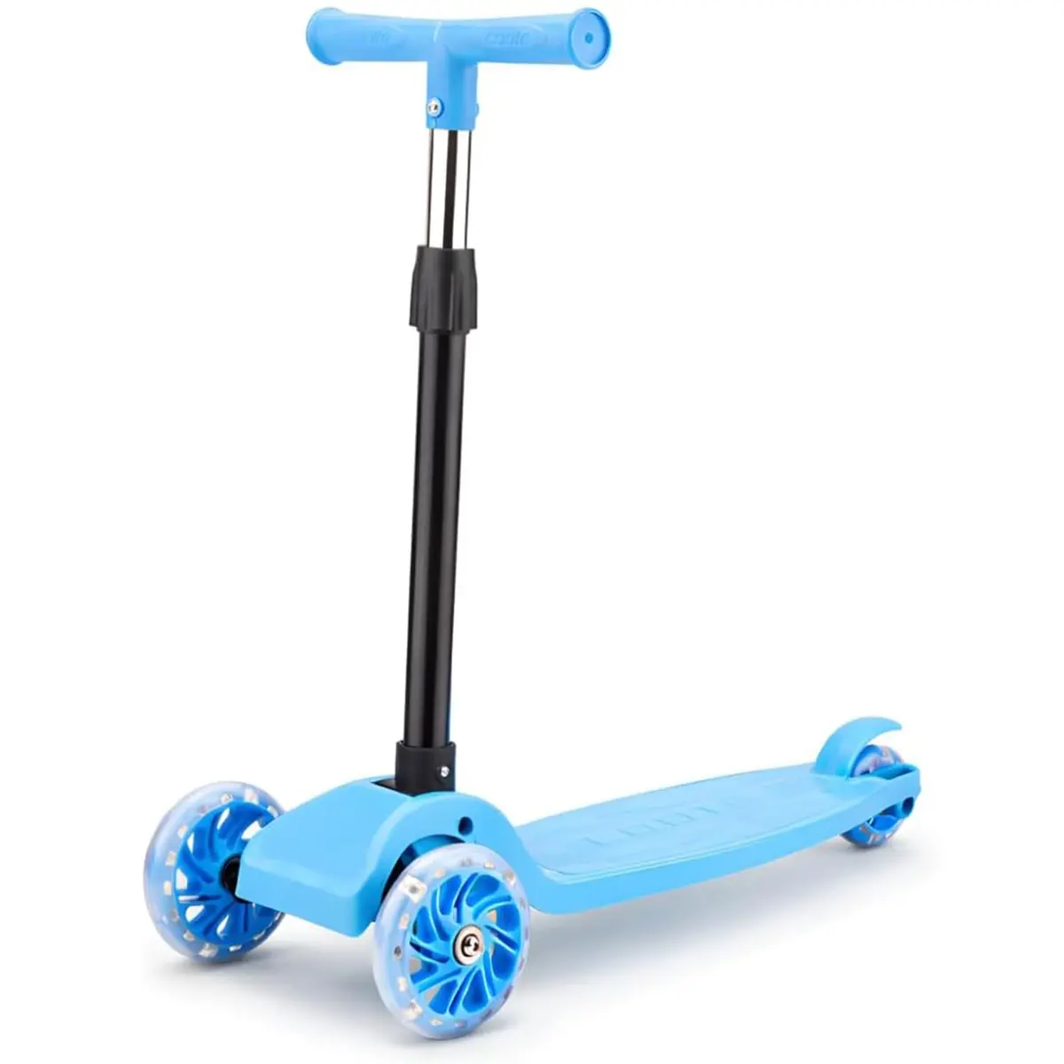 Patinete Infantil 3 Rodas Dobrável Kidino com LED Altura Ajustável Certificado Inmetro - 1